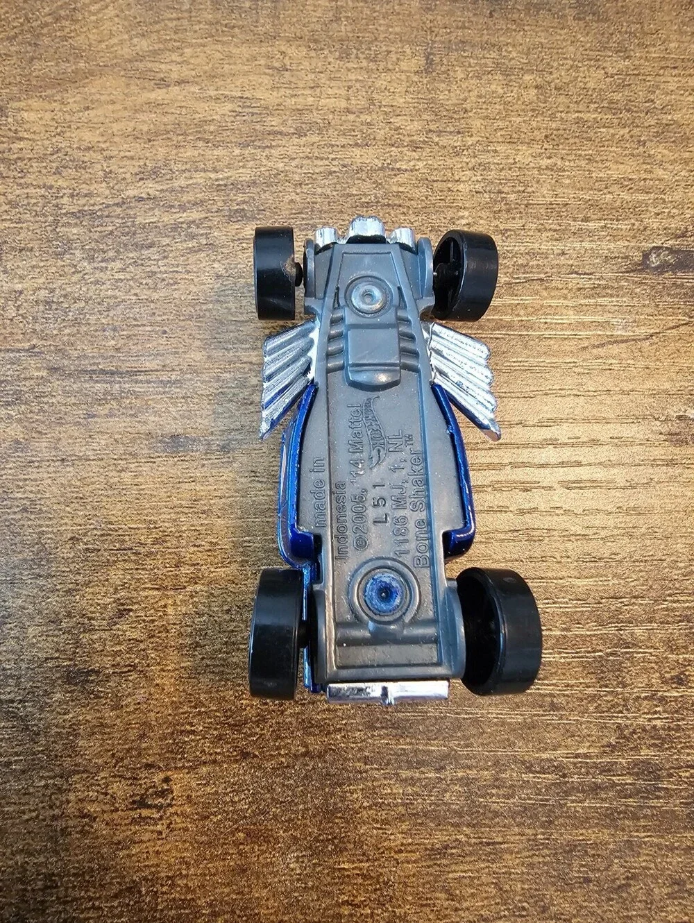 2018 HOT WHEELS BONE SHAKER ROCKET LEAGUE BLUE 1:64 DIECAST 2 3/8